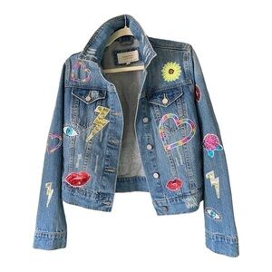 Bagatelle Embellished Denim Jacket Size S